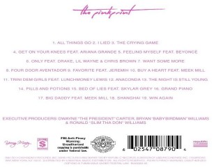 Nicki Minaj Unveiled Her The Pinkprint Official Track List